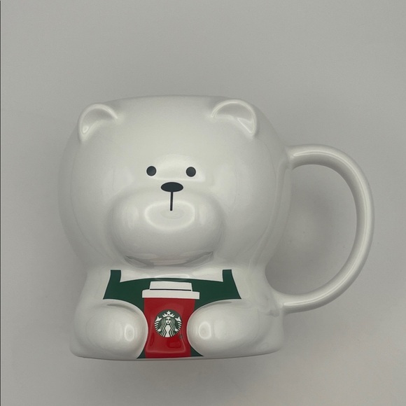 NWT Starbucks Limited Edition Bearista Mug White - Picture 1 of 9